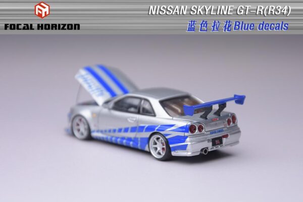*PREORDEN* Focal Horizon 1:64 Nissan Skyline GT-R R34 F&F - Imagen 2