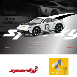 *PREORDEN* Sparky X Tiny 1/64 Porsche 911(992) Dakar Rallye 1971