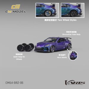 *PREORDEN* CM MODEL 1/64 Subaru BRZ Varis Widebody Chameleon