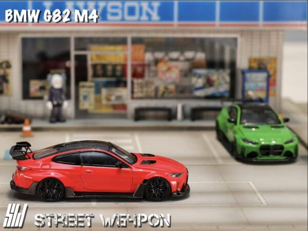 *PREORDEN* Street Weapon 1:64 BMW M4 G82 Adro Bodykit (Naranja o Verde) - Imagen 2