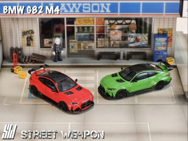 *PREORDEN* Street Weapon 1:64 BMW M4 G82 Adro Bodykit (Naranja o Verde) - Imagen 5