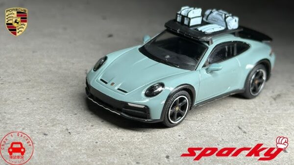 Sparky 1/64 2023 Porsche 911 Dakar 3.0 - Shade Green (Tiny Exclusive) - Imagen 2