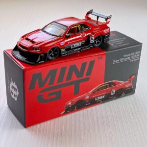 Mini GT 1:64 Nissan LB-ER34 Super Silhouette SKYLINE – Red/Black – Limited Edition