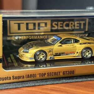 INNO64 1:64 Toyota Supra (A80) TOP SECRET GT300 by "Smokey" Nagata in Gold