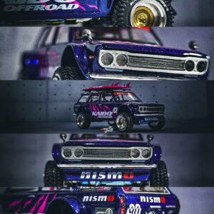 Kaido House x Mini GT 1:64 Datsun 510 4×4 Wagon Kaido Offroad V2 – Purple