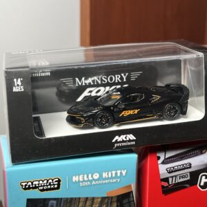 HKM 1/64 Mansory Ferrari SF90 F9XX Black Coupe