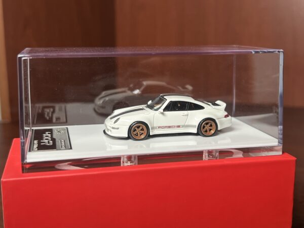 Flame 1:64 Porsche 911 400R Gunther Werks Blanco - Imagen 4