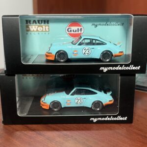 MymodelCollect 1:64 Model Car Porsche RWB 930 GULF