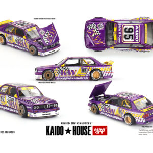 *PREORDEN* Kaido House x Mini GT 1:64 BMW M3 Kaido KW V1 – Purple