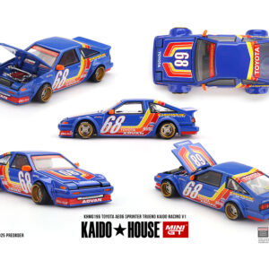*PREORDEN* Kaido House x Mini GT 1:64 Toyota AE86 Sprinter Trueno Kaido Racing V1- Blue