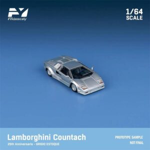 Finclassically 1:64 Countach 25TH Anniversario GRIGIO