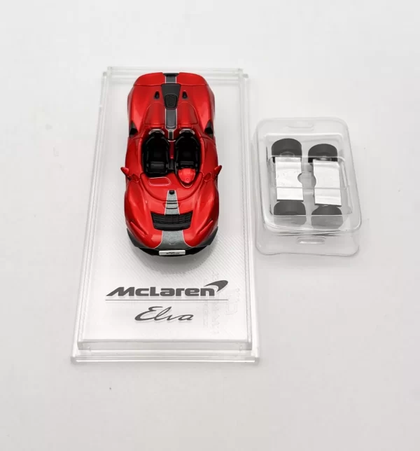 CM Model 1:64 Mclaren Elva (Metallic Red) con Ruedas Extra - Imagen 7