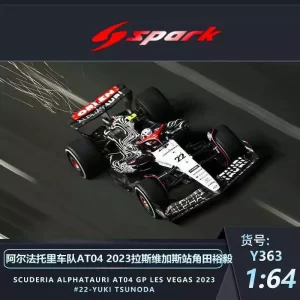 Sparky 1/64 Scuderia AlphaTauri AT04 No.22 Las Vegas GP 2023 Yuki Tsunoda
