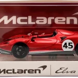 CM Model 1:64 Mclaren Elva (Metallic Red) con Ruedas Extra