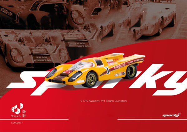 1/64 TINY X Sparky Spark Porsche 917K Kyalami 9H Team Gunston Coca Cola 1970