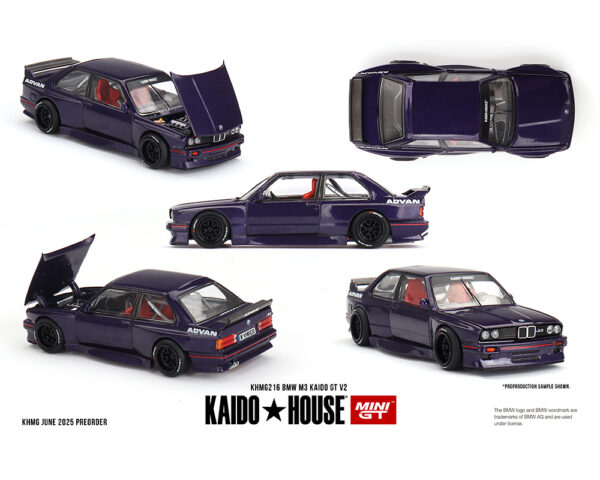 *PREORDEN* Kaido House x Mini GT 1:64 BMW M3 Kaido GT V2- Purple