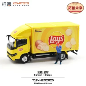 1/64 XCarToys T19-HEC2025 Farizon H Cargo Lay's con figura