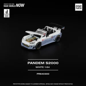 *PREORDEN* POPRACE 1/64 PANDEM S2000 WHITE
