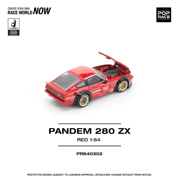 *PREORDEN* POPRACE 1/64 PANDEM 280ZX RED - Imagen 2