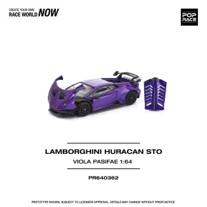 *PREORDEN* POPRACE 1/64 LAMBORGHINI HURACAN STO VIOLA PASIFAE