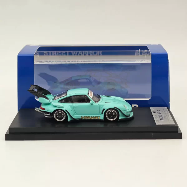 1:64 Street Warrior Green Luminous RWB 993 Lomianki - Imagen 2