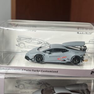 FINCLASSICALLY 1:64 Cartelfunds LP610-4 Twin-Turbo Customized Gray HEC 2025 Exclusive