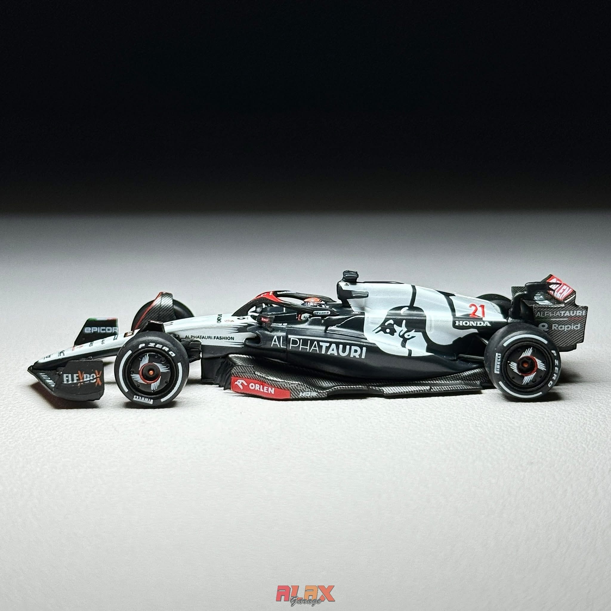 Mini GT 1/64 AlphaTauri AT04 #22 Yuki Tsunoda 2023 F1 2023 Australian GP - Imagen 4