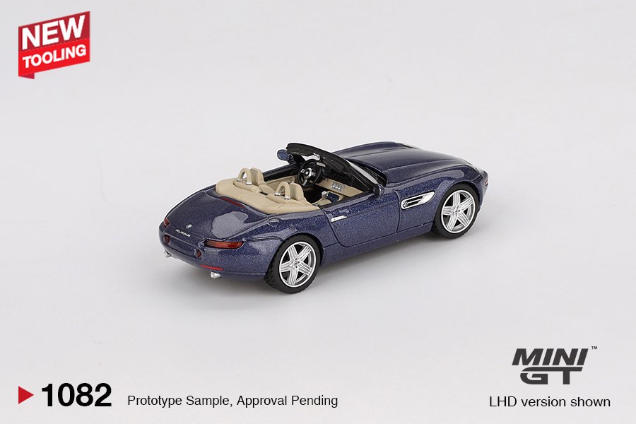 Mini GT 1:64 BMW Z8 Alpina – Alpine Blue - Imagen 9