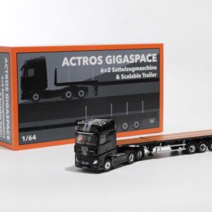 GCD Mercedes Actros GigaSpace 6X2 Negra - Limitado a 680 unidades