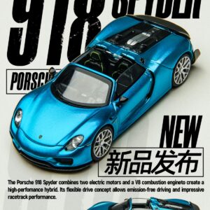 Porsche 918 Spyder con caja acrílica