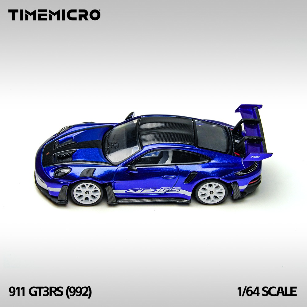 TimeMicro Porsche 911 GT3 RS Azul Cromado - Imagen 3