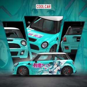 Cool Car 1:64 Mini Cooper Hatsune Paint