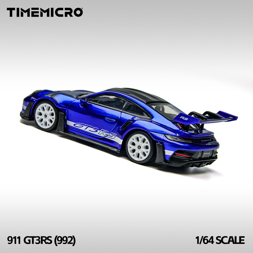 TimeMicro Porsche 911 GT3 RS Azul Cromado - Imagen 5
