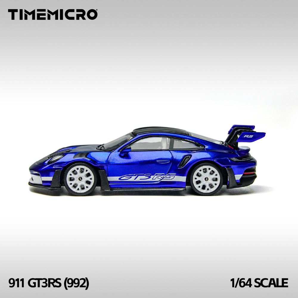 TimeMicro Porsche 911 GT3 RS Azul Cromado - Imagen 4
