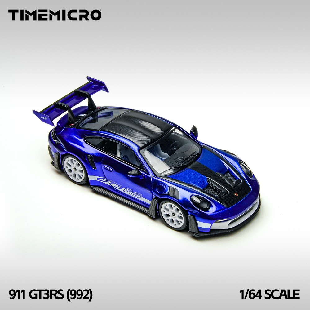 TimeMicro Porsche 911 GT3 RS Azul Cromado - Imagen 6