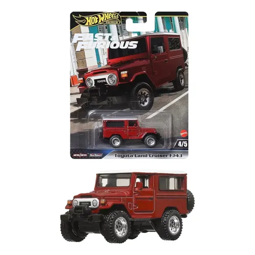 Hot Wheels Fast & Furious Toyota Land Cruiser Fj43 Color Rojo