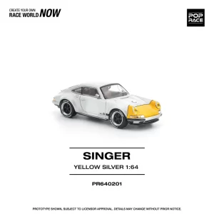 *PREORDEN* POPRACE 1/64 SINGER 911 SCCS HOMAGE YELLOW/SILVER