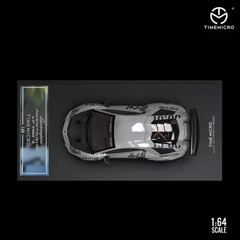 Time Micro 1:64 Lamborghini Aventador lbwk "THE NIGHT IS YOURS" - Imagen 4