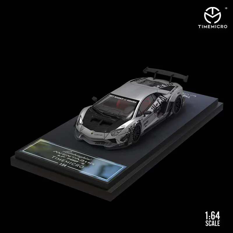 Time Micro 1:64 Lamborghini Aventador lbwk "THE NIGHT IS YOURS" - Imagen 5