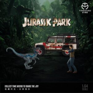 Time Micro 1:64 Land Rover Defender Jurassic Park SET *único en venta en todo el mundo*