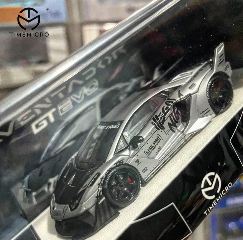 Time Micro 1:64 Lamborghini Aventador lbwk "THE NIGHT IS YOURS" - Imagen 9