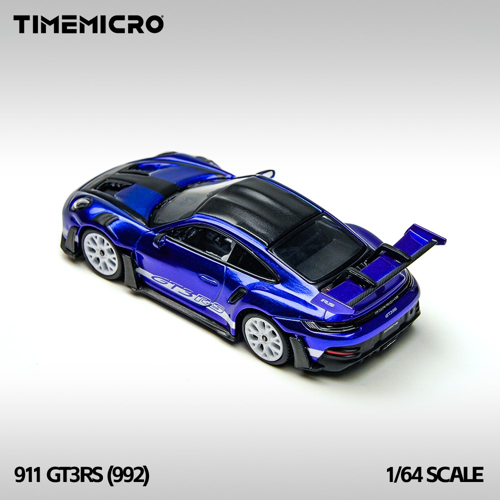 TimeMicro Porsche 911 GT3 RS Azul Cromado - Imagen 7