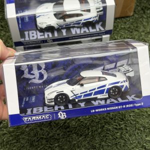 TARMAC WORKS HOBBY43 1/43 LB-WORKS NISSAN GT-R R35 type 2 White