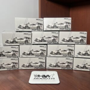 POPRACE 1/64 MERCEDES-BENZ AMG CLK GTR - SILVER