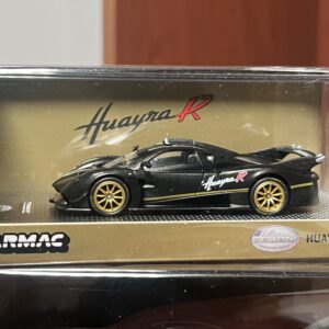 Tarmac Works 1/64 Pagani Huayra R Matt Black Carbon Fiber