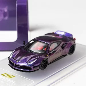 CM Model 1/64 Scale Ferrari 488 LBWK Chameleon