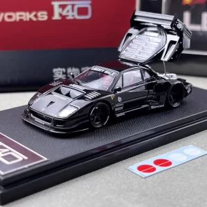 Star Model 1:64 Ferrari F40 LBWK Negro