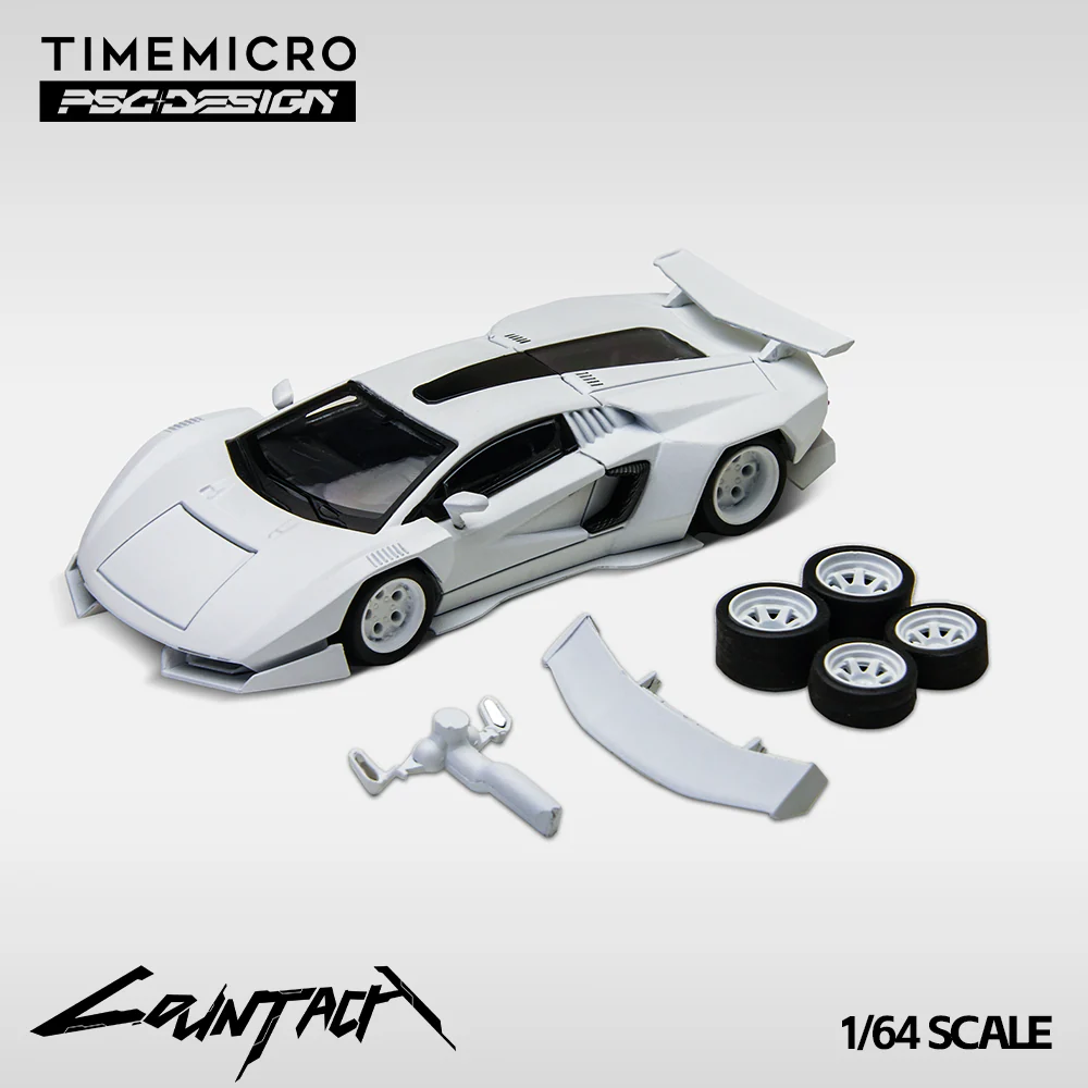 Time Micro x Psc Design 1:64 Lamborghini Countach “V” Ver