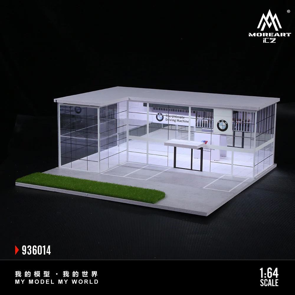 MoreArt 1:64 TWO-LAYER ASSEMBLY SHOWROOM BMW SHOP - Imagen 4