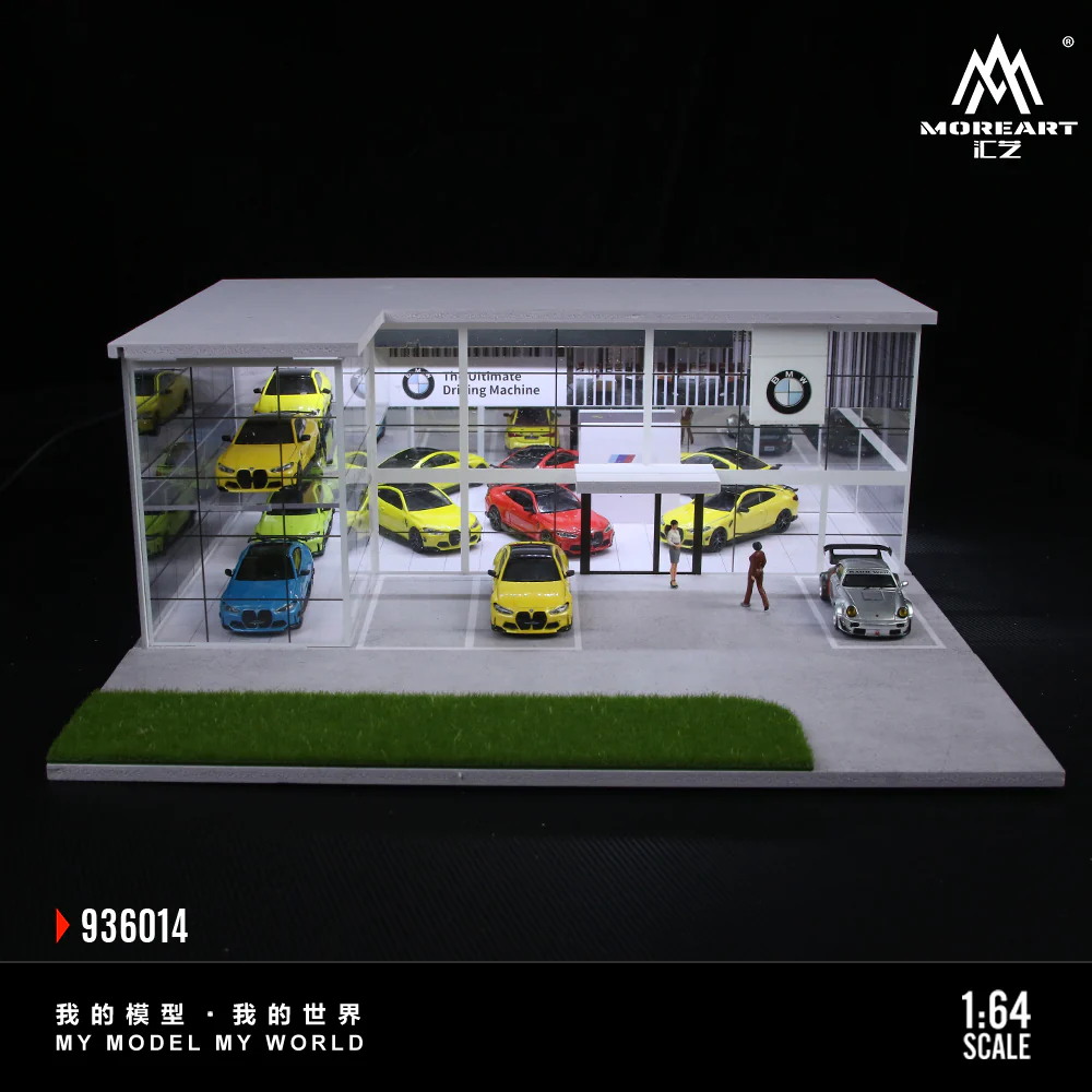MoreArt 1:64 TWO-LAYER ASSEMBLY SHOWROOM BMW SHOP - Imagen 2
